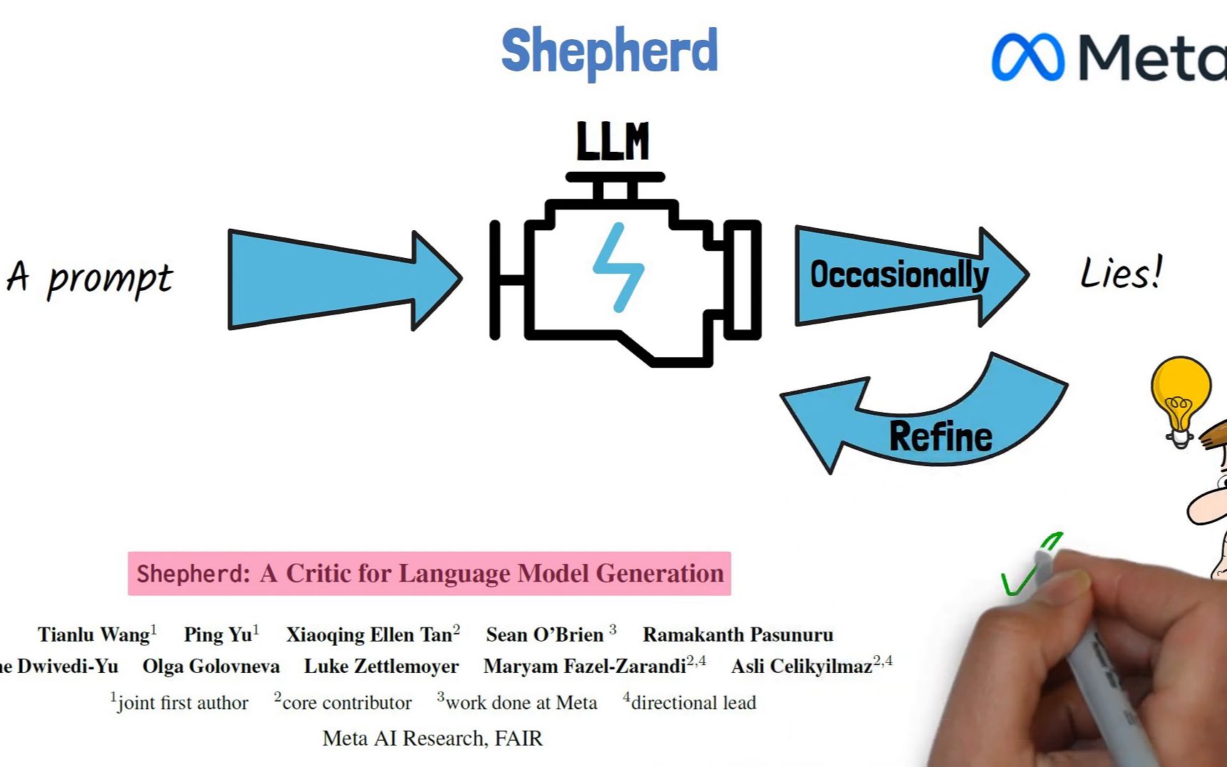 Meta AI 大语言模型“批评家”Shepherd 上线哔哩哔哩bilibili