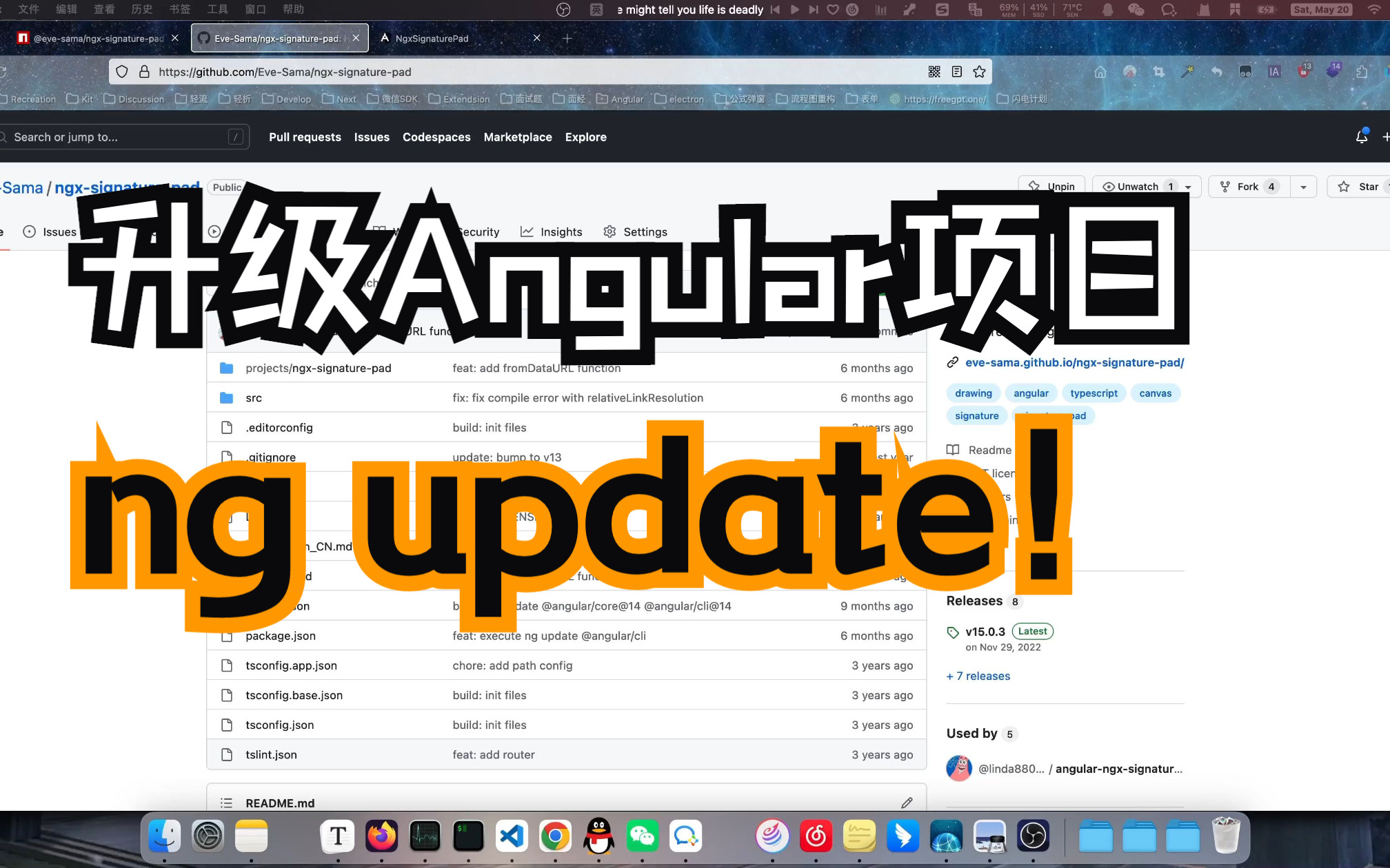 实操升级Angular项目, 只需一个命令就足够.哔哩哔哩bilibili