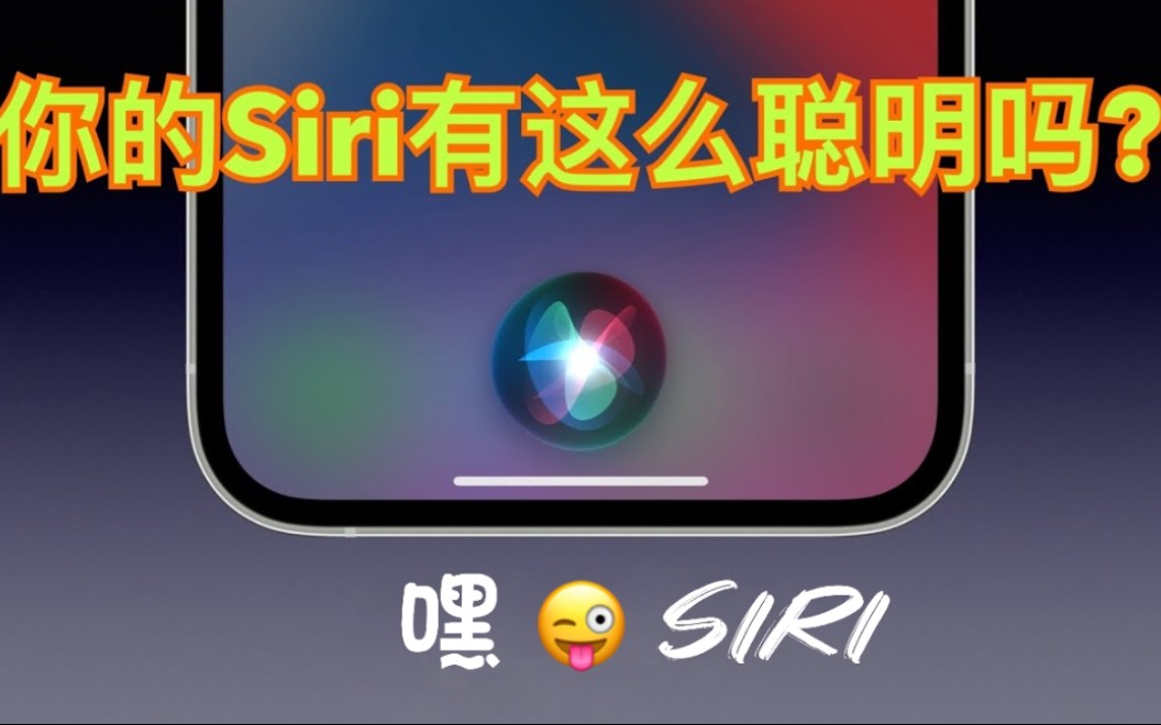 【疯狂的Siri】Siri智能觉醒后的真正实力有多强!?你知道吗?你的Siri有这么厉害吗?iPhone13 siri 机器学习|人工智能【翻滚吧阿辉】哔哩哔哩bilibili