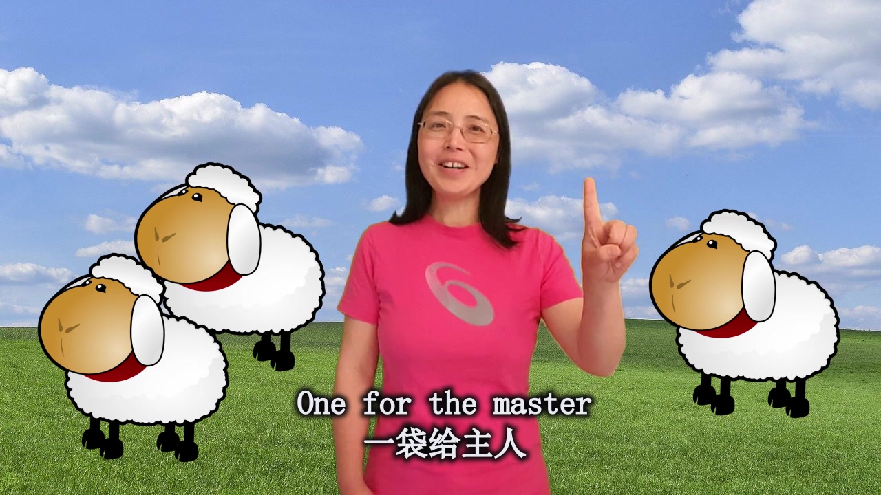 [图]Baa Baa Black Sheep 咩咩，黑绵羊 (鹅妈妈中英文早教：儿歌）