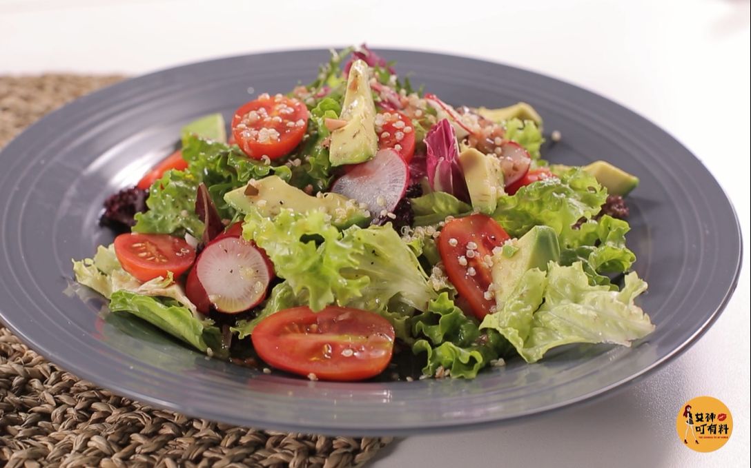 【时蔬沙拉】零厨艺没关系,放手搏一搏,单车变摩托…呸,时蔬变沙拉