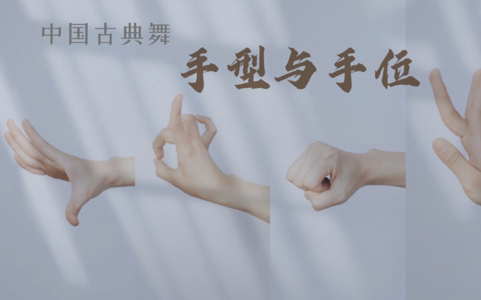 [图]久等了～中国古典舞身韵“温故而知新”系列“手型与手位”，做视频到眼花