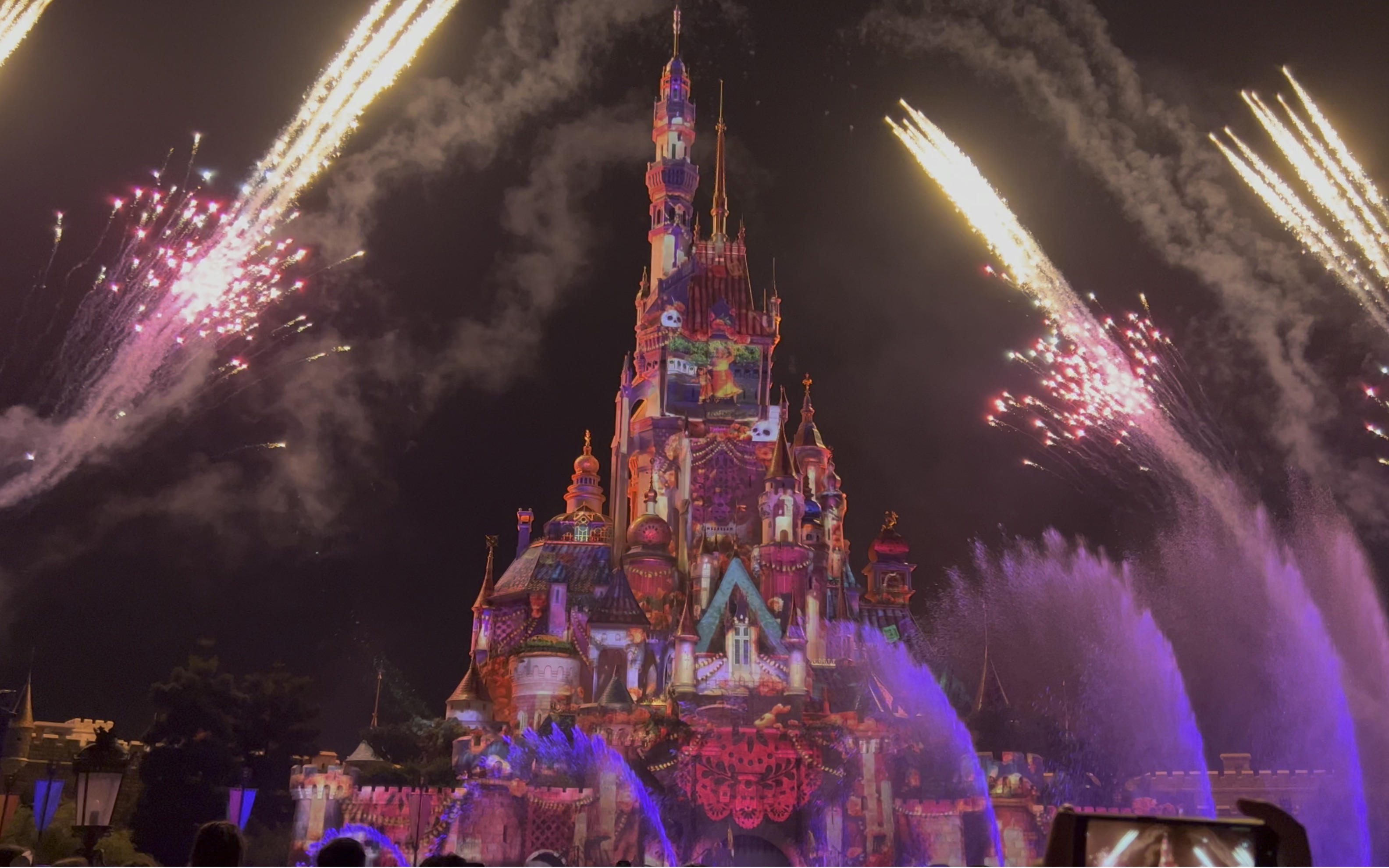 【丸子vlog】香港迪士尼烟花全程