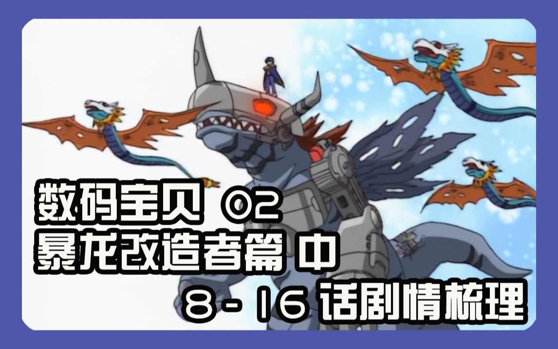 数码宝贝大冒险02暴龙改造者篇中剧情梳理