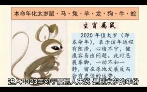 Download Video: 属鼠人2023年运势详解