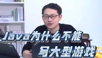 java为什么不能写大型游戏