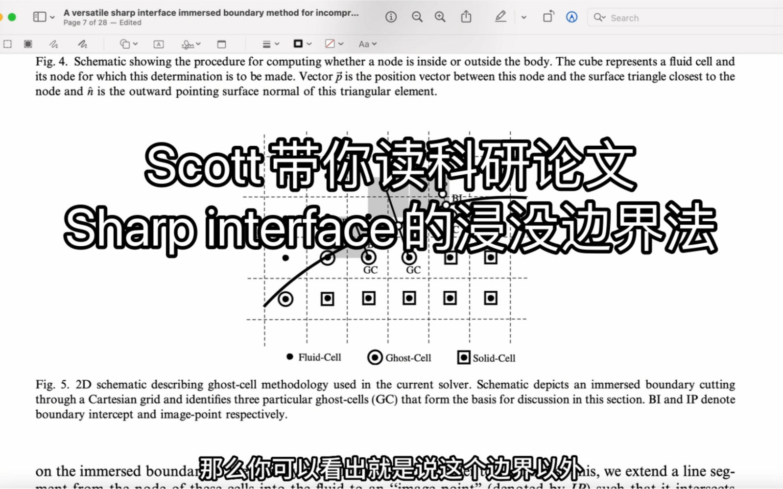 Scott带你读科研论文: sharp interface浸没边界法哔哩哔哩bilibili