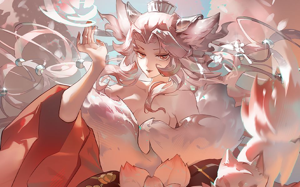 【绘画过程】阴阳师本真三尾狐