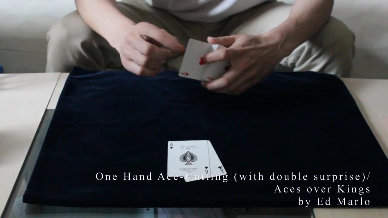 [图]【纸牌流程教学】【22】【One Hand Ace-Cutting】——单手切4A！