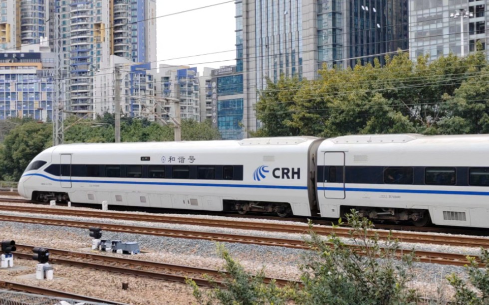 局集团有限公司广州动车段潮州动车运用所crh1a-a-1234广州东站进站