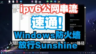 Download Video: 【记一次折腾】IPV6公网串流之Windows防火墙放行Sunshine