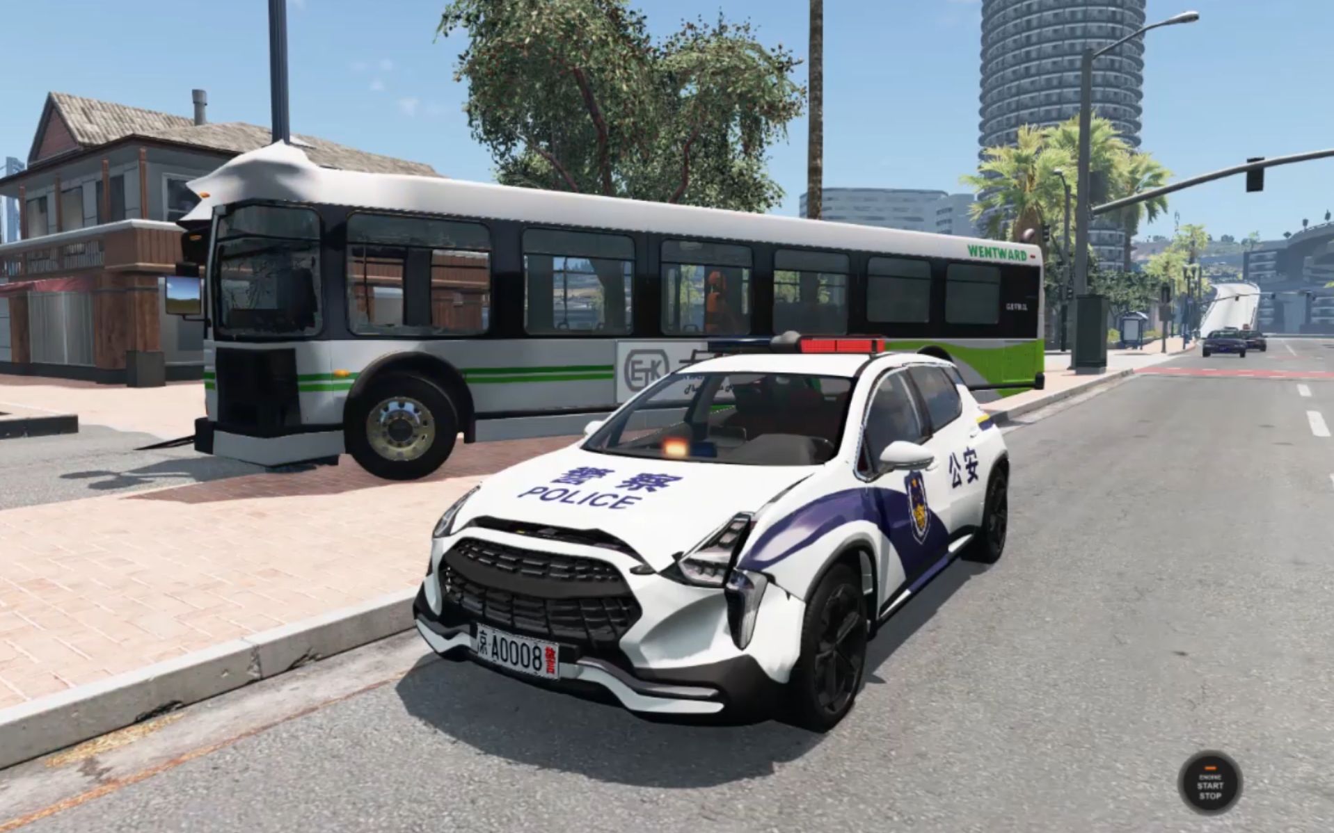 beamng警察模拟:追捕cv wagon(fcv公安警车)