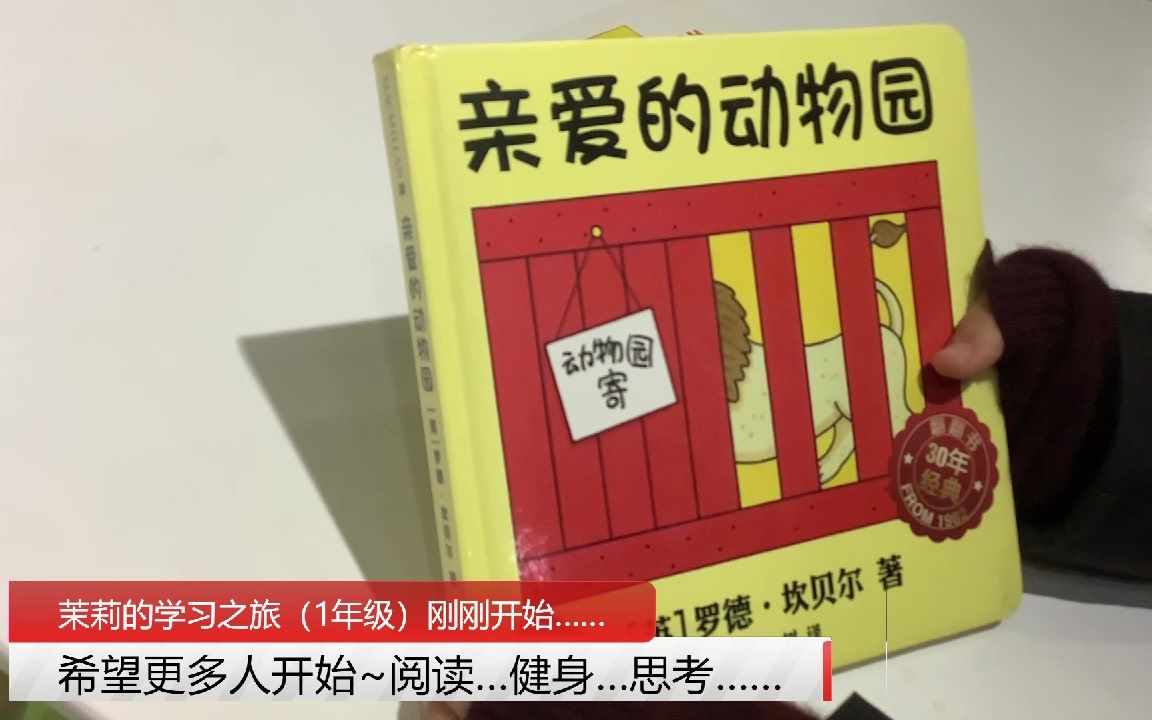 亲爱的动物园翻翻书罗德坎贝尔李树中文绘本故事推荐茉莉的学习之旅一