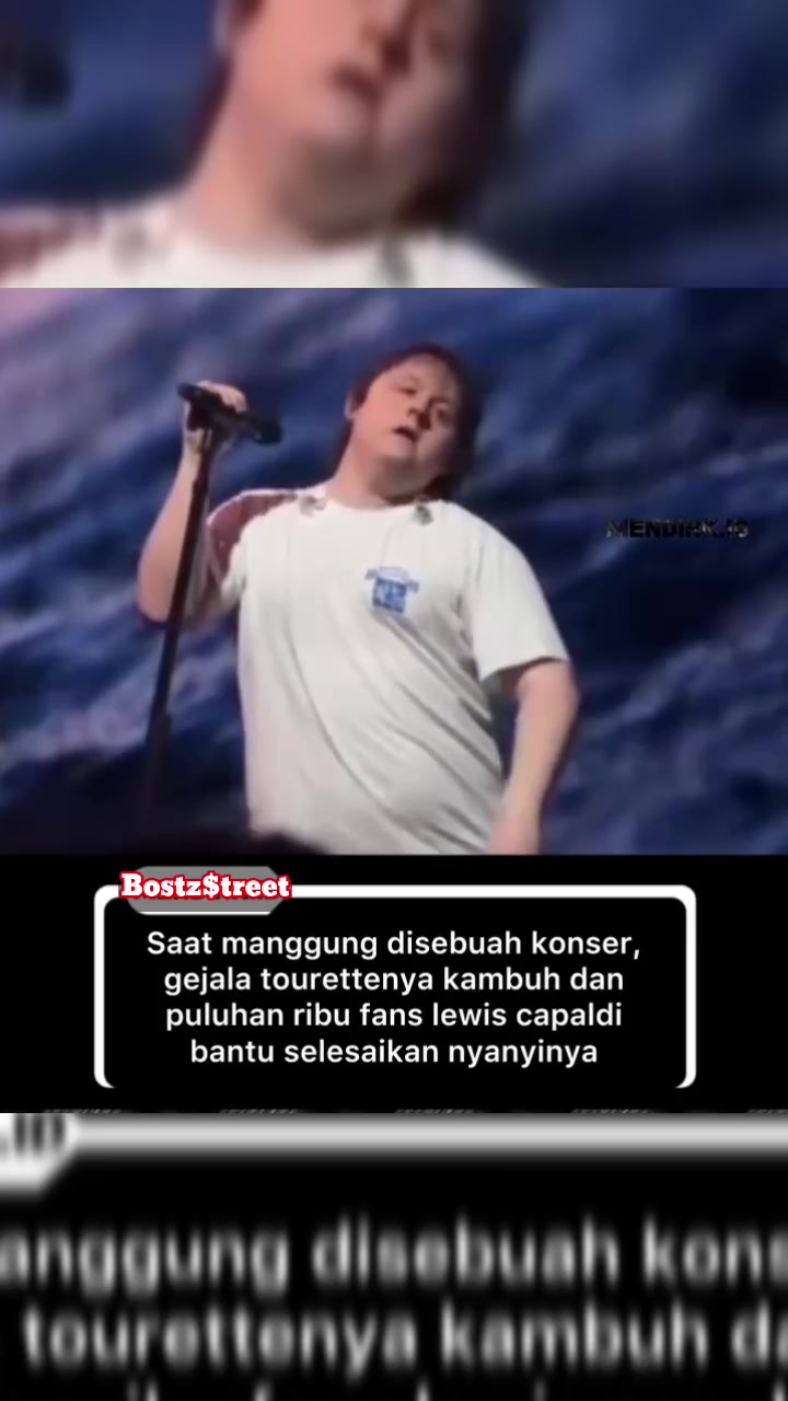 saat penyakit Lewis Capaldi kambuh ketika diatas panggung哔哩哔哩bilibili