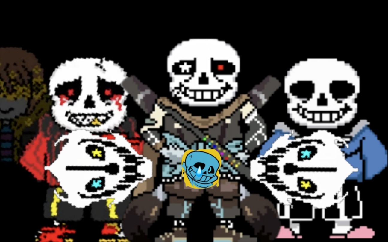 【mk】to!ink sans fight地狱模式原速一命无伤通关!