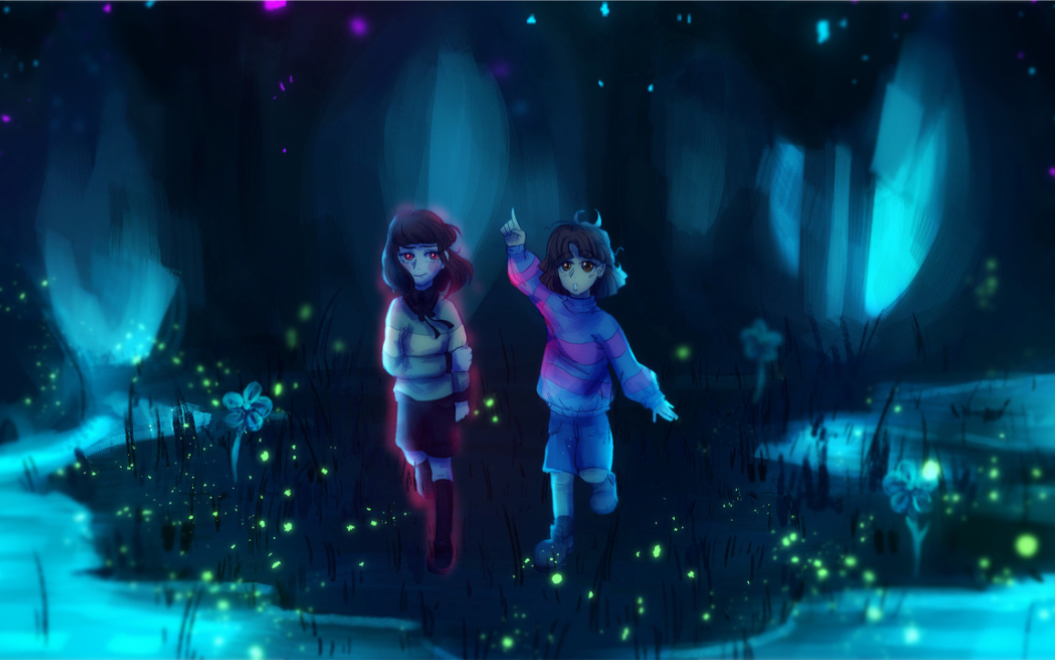 番外阐述风undertale音乐剧瀑布waterfall