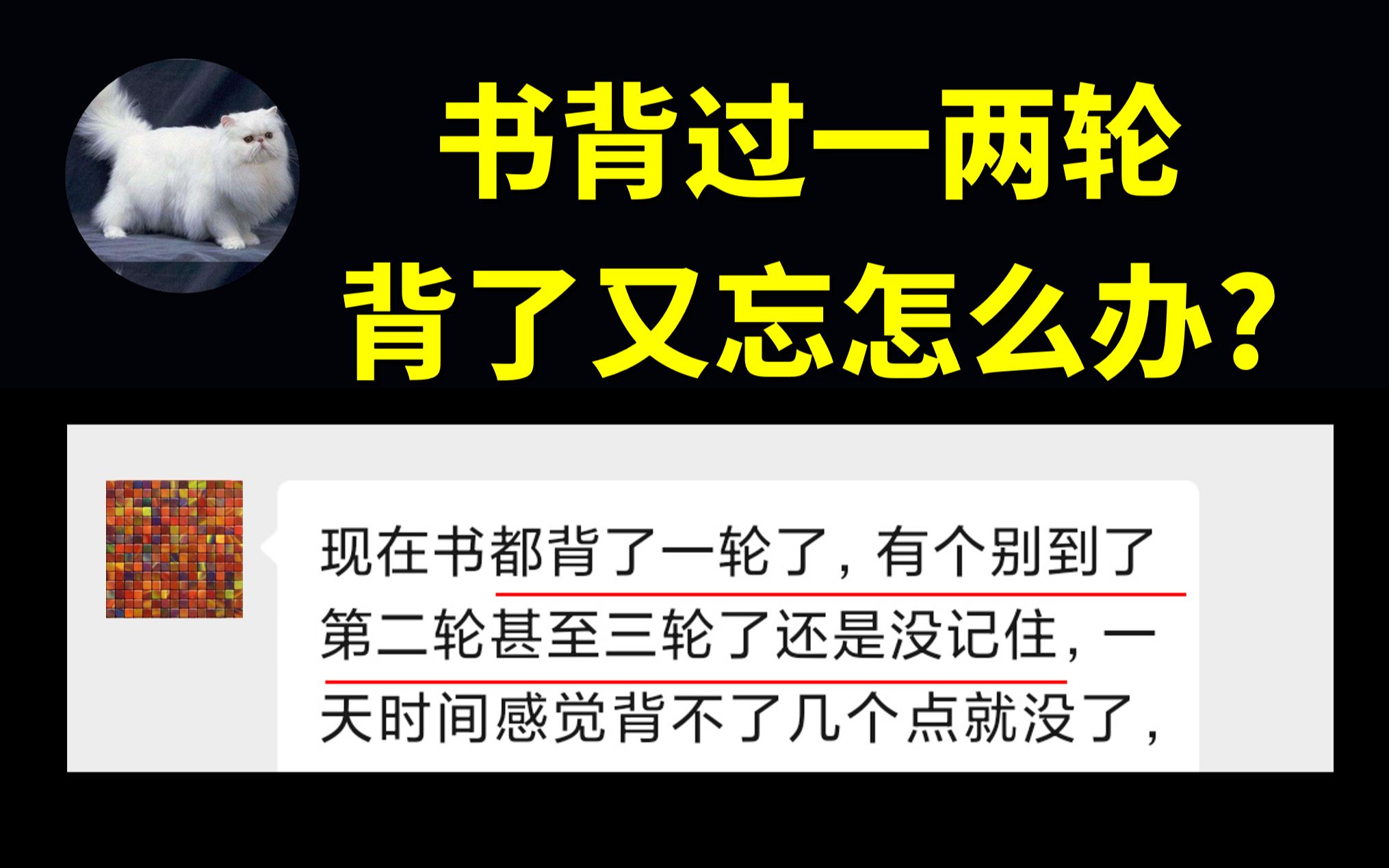 书背过一两轮又忘了? 这个技巧帮你记到考完都不忘!哔哩哔哩bilibili