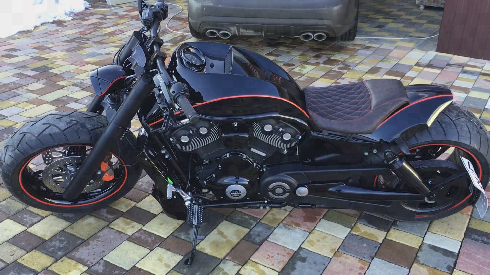 【机车】哈雷戴维森 harley davidson v-rod 定制1