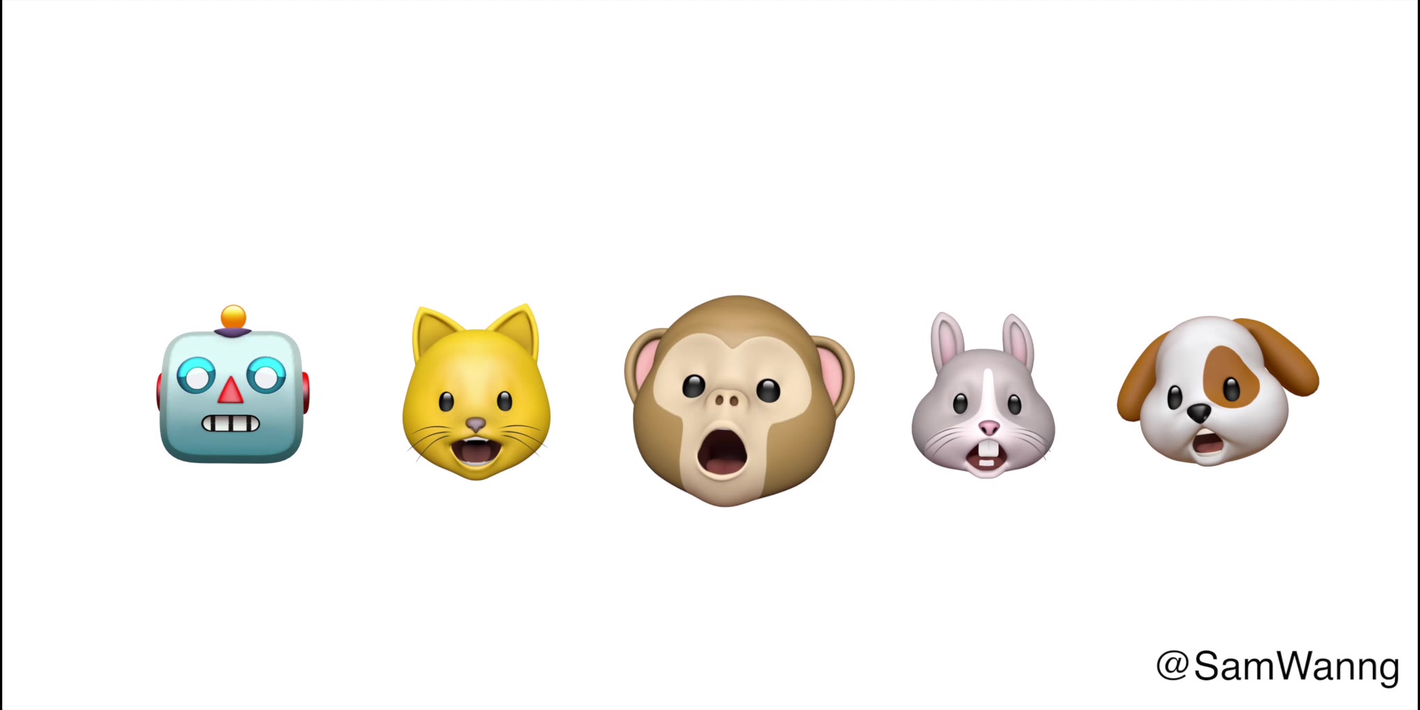 [图]用 iPhone X 上的 Animoji 来表演 A cappella