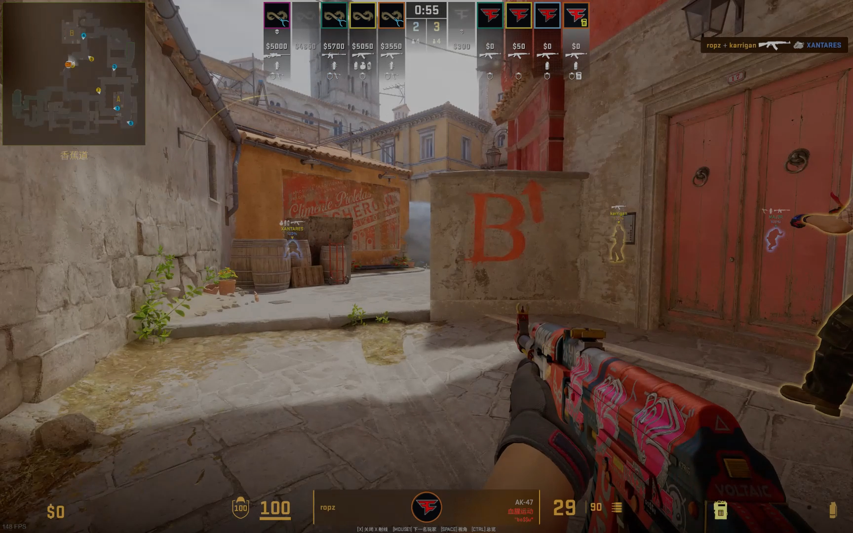 ropz的小镇石板前棺材烟(职业比赛中的爆弹教学)