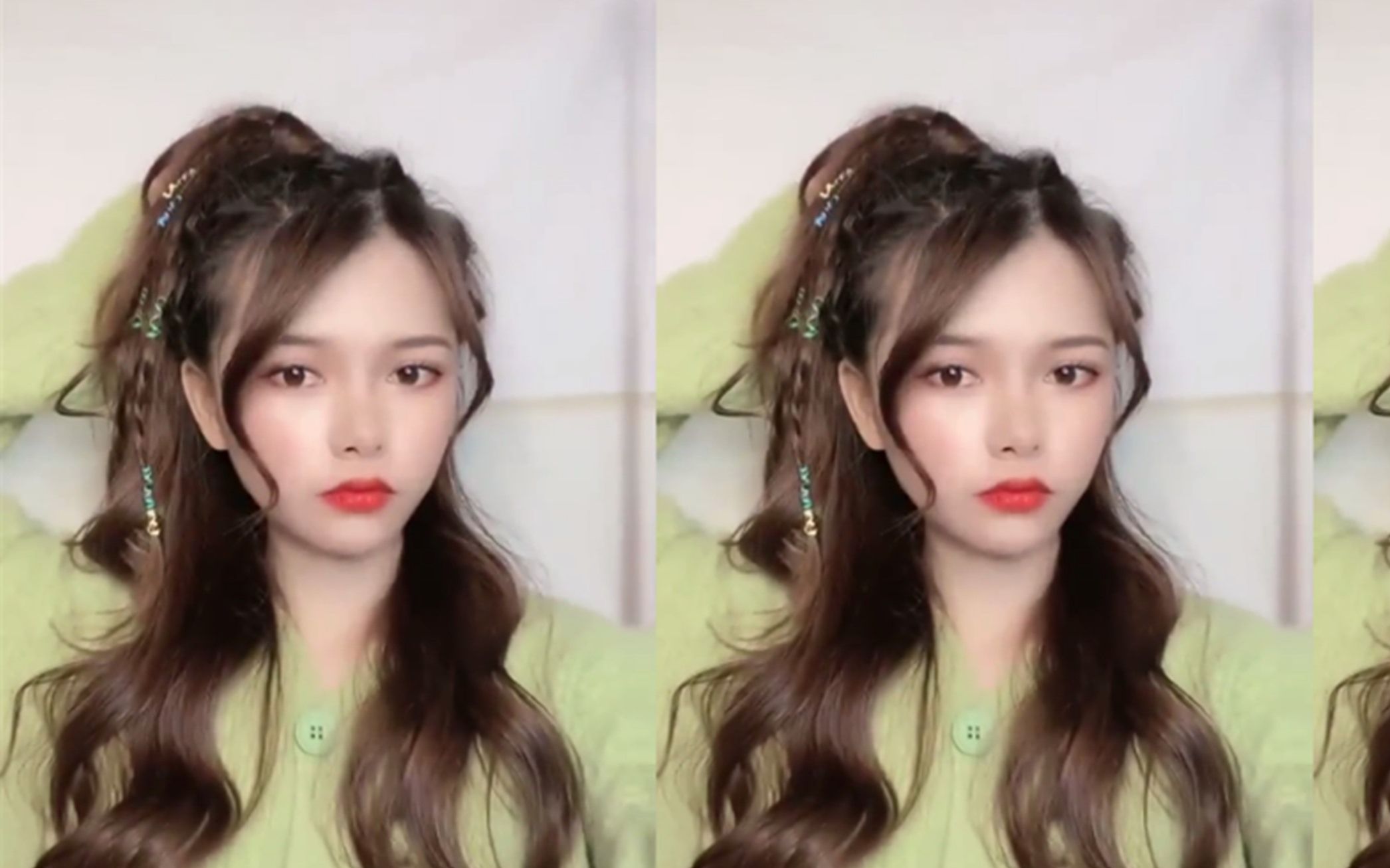 女生发型推荐美少女糖果系编发甜度满分