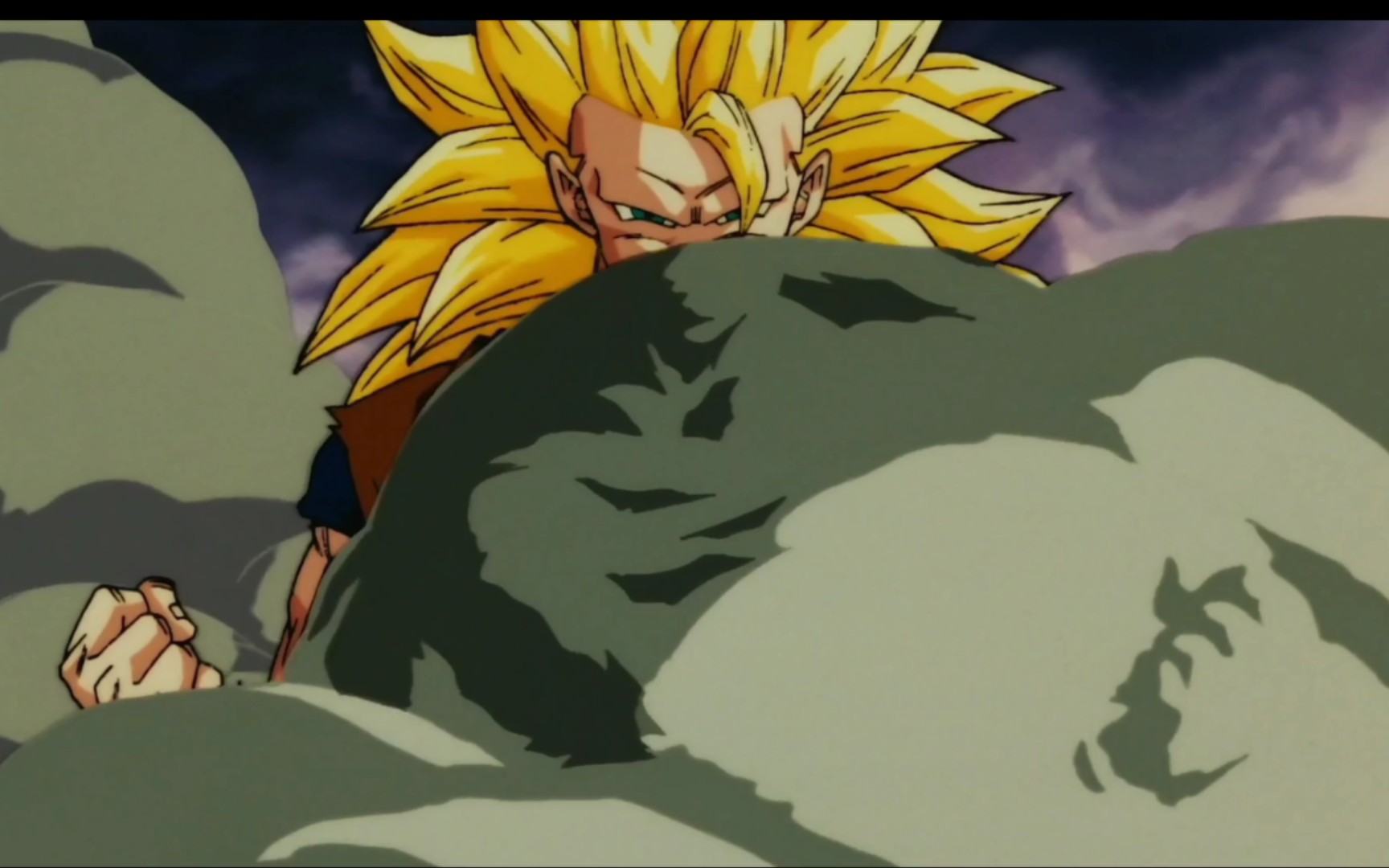 [龙珠剧场版]超级赛亚人三悟空最帅的形态登场