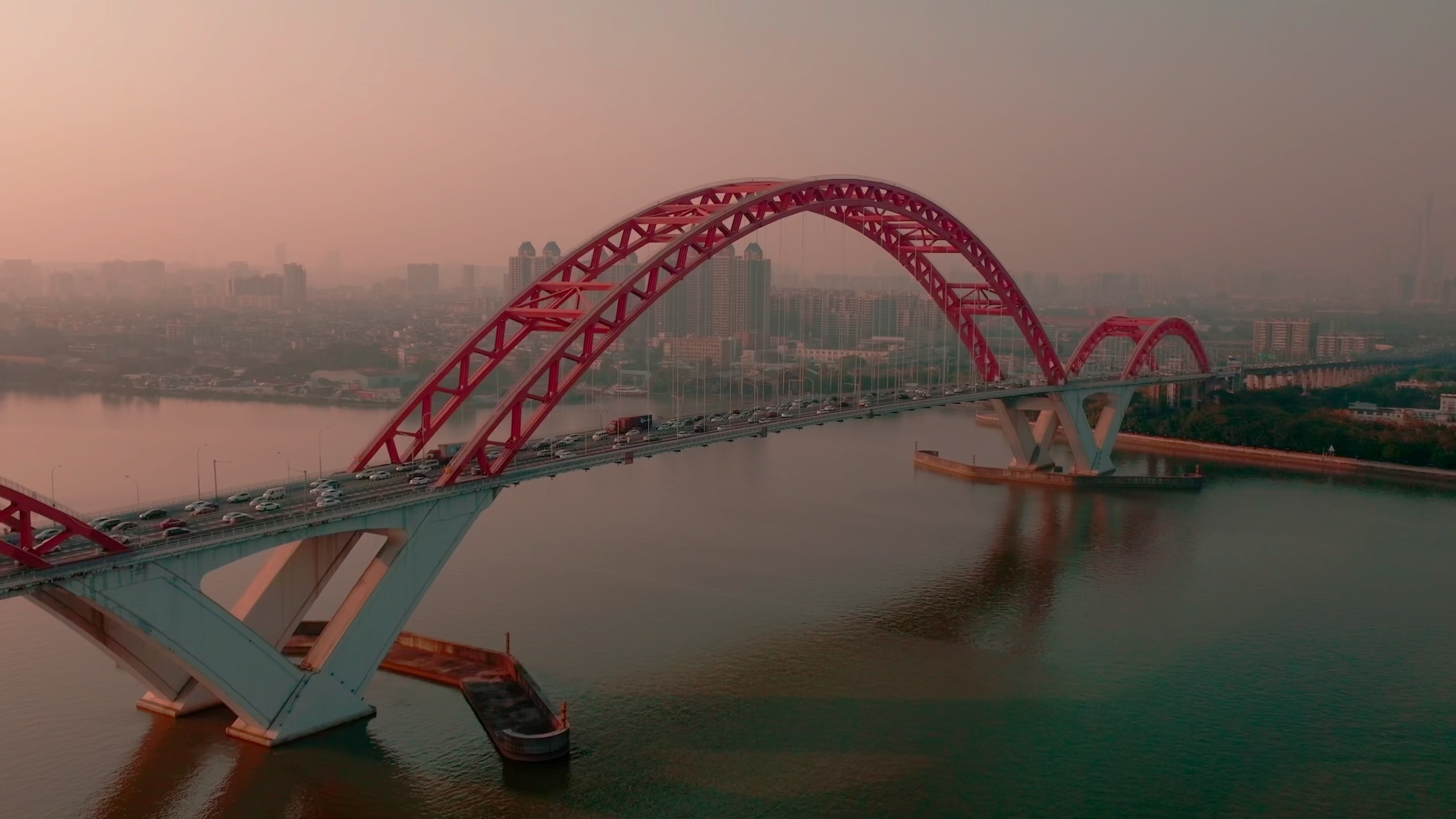 广州新光大桥航拍 dji御3 杜比视界版