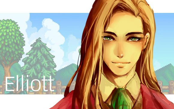 【七七自制】星露谷物语StardewValley艾利欧特Elliott攻略&剧情哔哩哔哩bilibili