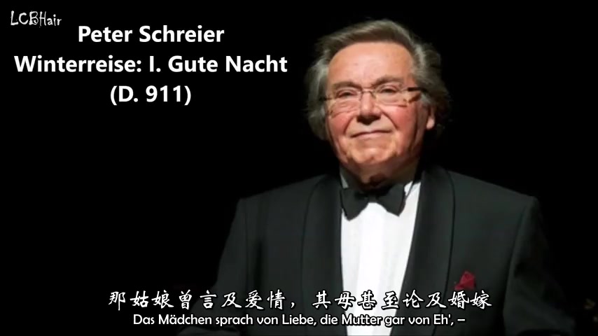 [图]【中德字幕&注释嵌入】【Peter Schreier】舒伯特《冬之旅/Winterreise》【施莱尔】