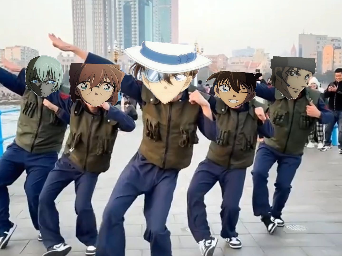 科目三,但是名柯圈钱五人组