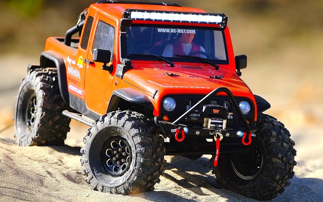 【户外越野】mst遥控攀爬车 cfx-w 吉普牧马人 jp1 仿真攀爬车