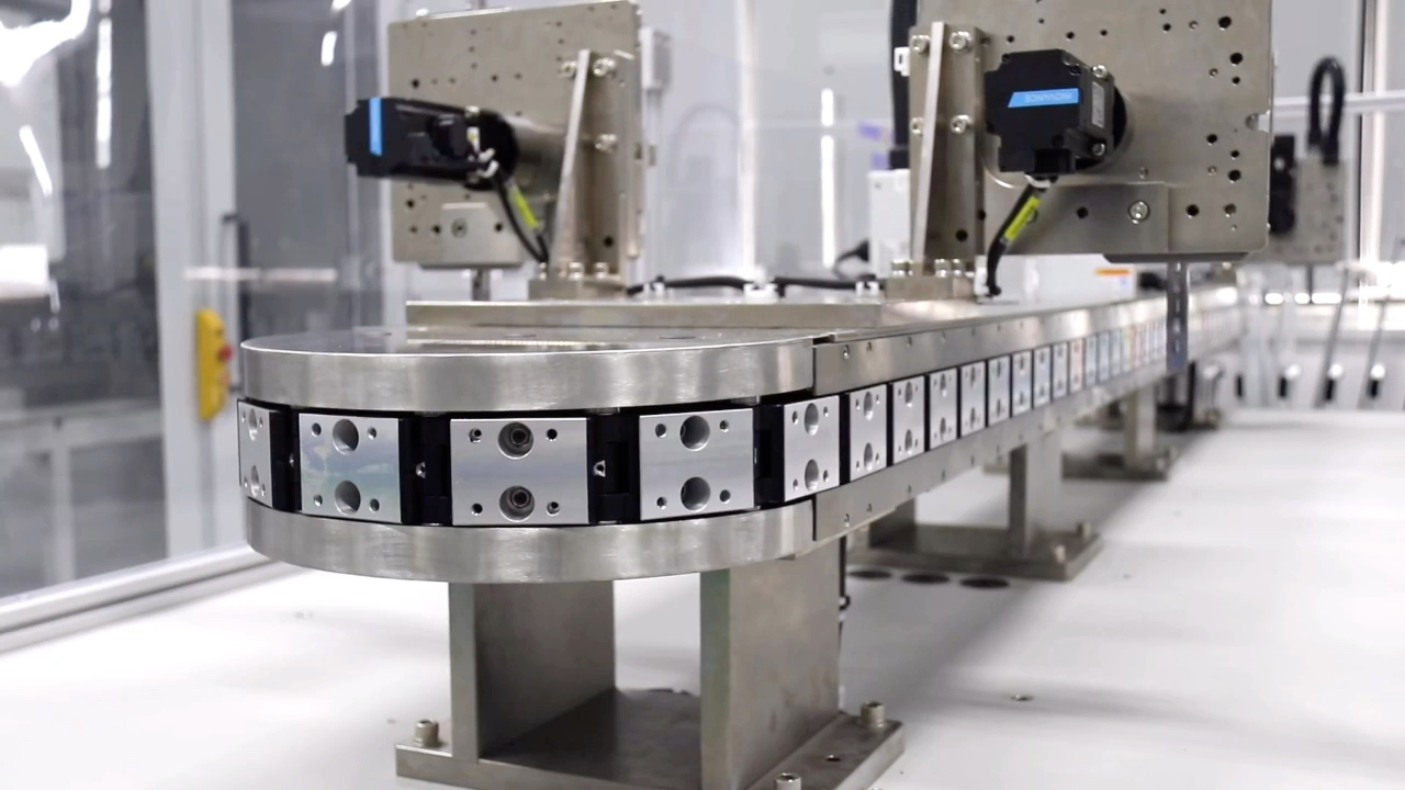 瀚川智能basetech多工位环形导轨输送线(精密链节式输送线)