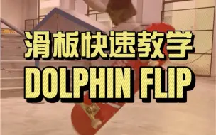 Descargar video: 滑板快速教学DOLPHIN FLIP