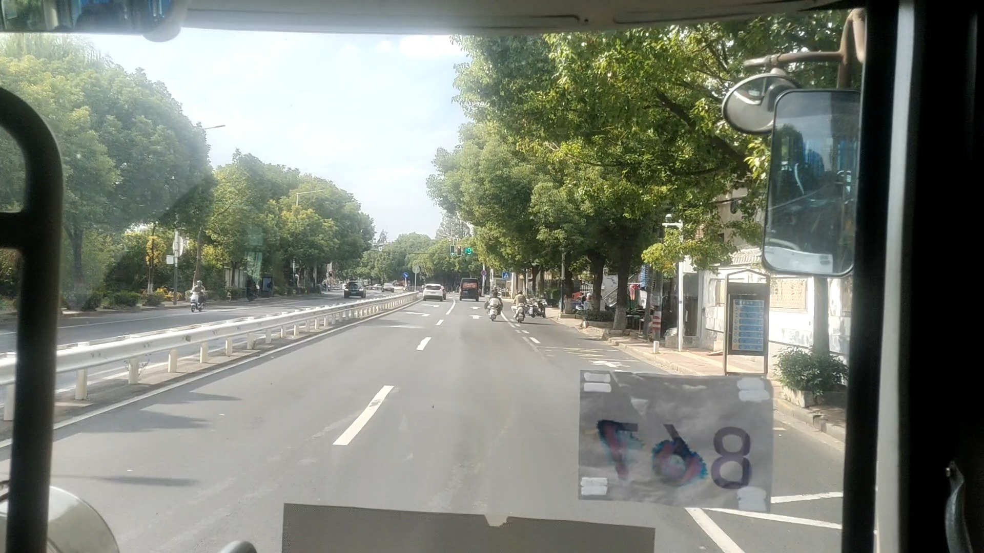 南京867路公交车 河定桥南-锦文路