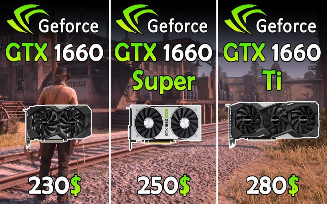 gtx1660vsgtx1660supervsgtx1660ti显卡游戏性能测试对比1080p分辨率