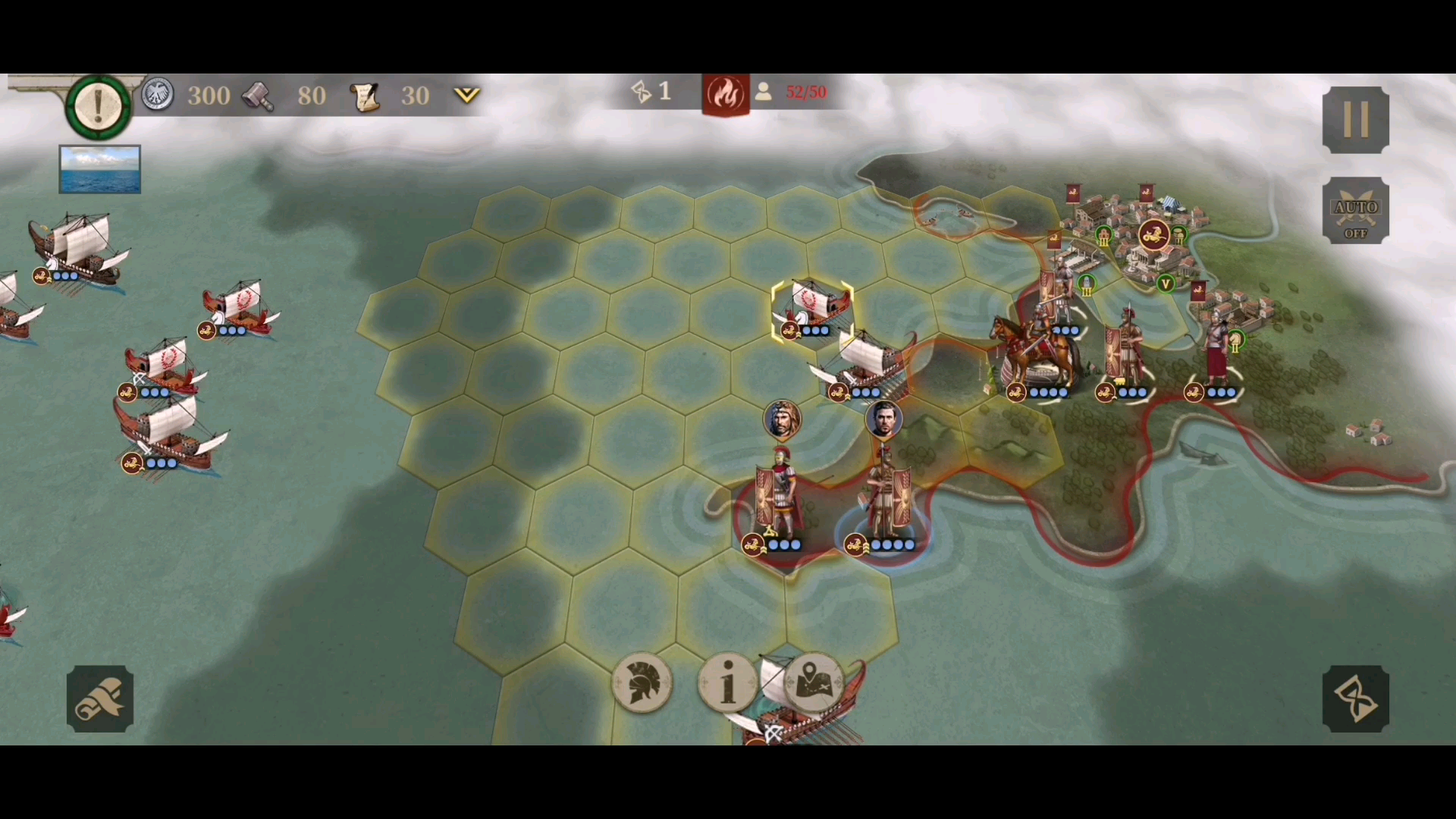 南站台球大征服者罗马三将三星亚克兴海战攻略