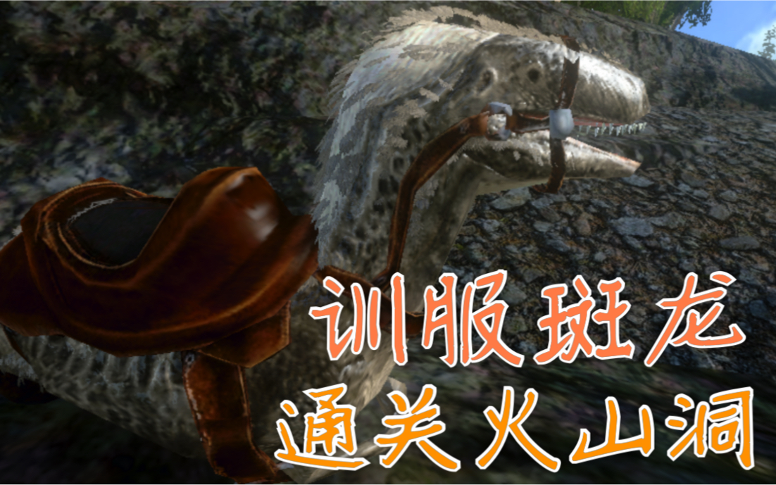 方舟生存进化生存日记ep21通关火山洞训服睡美龙斑龙