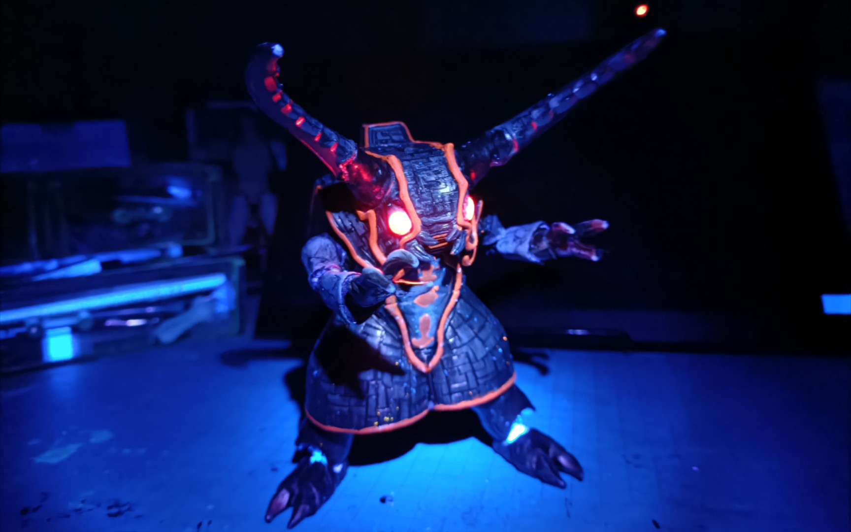 炎山怪兽 万代17厘米软胶自改超可动 伪shf act_哔哩哔哩_bilibili