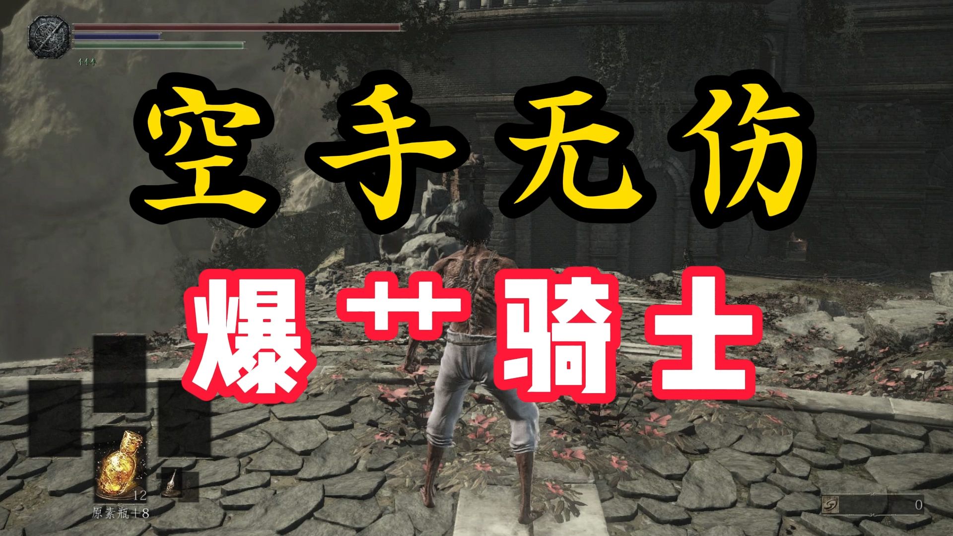 【魂系整活】空手!无伤!捅爆环印城骑士菊花!哔哩哔哩bilibili黑暗之魂3教学