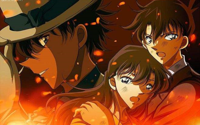 柯南小兰与基德