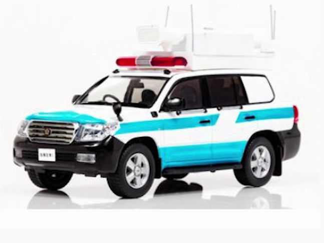 【日本警车】丰田陆地巡洋舰 警察总部保安部防暴警察指挥车(2010)