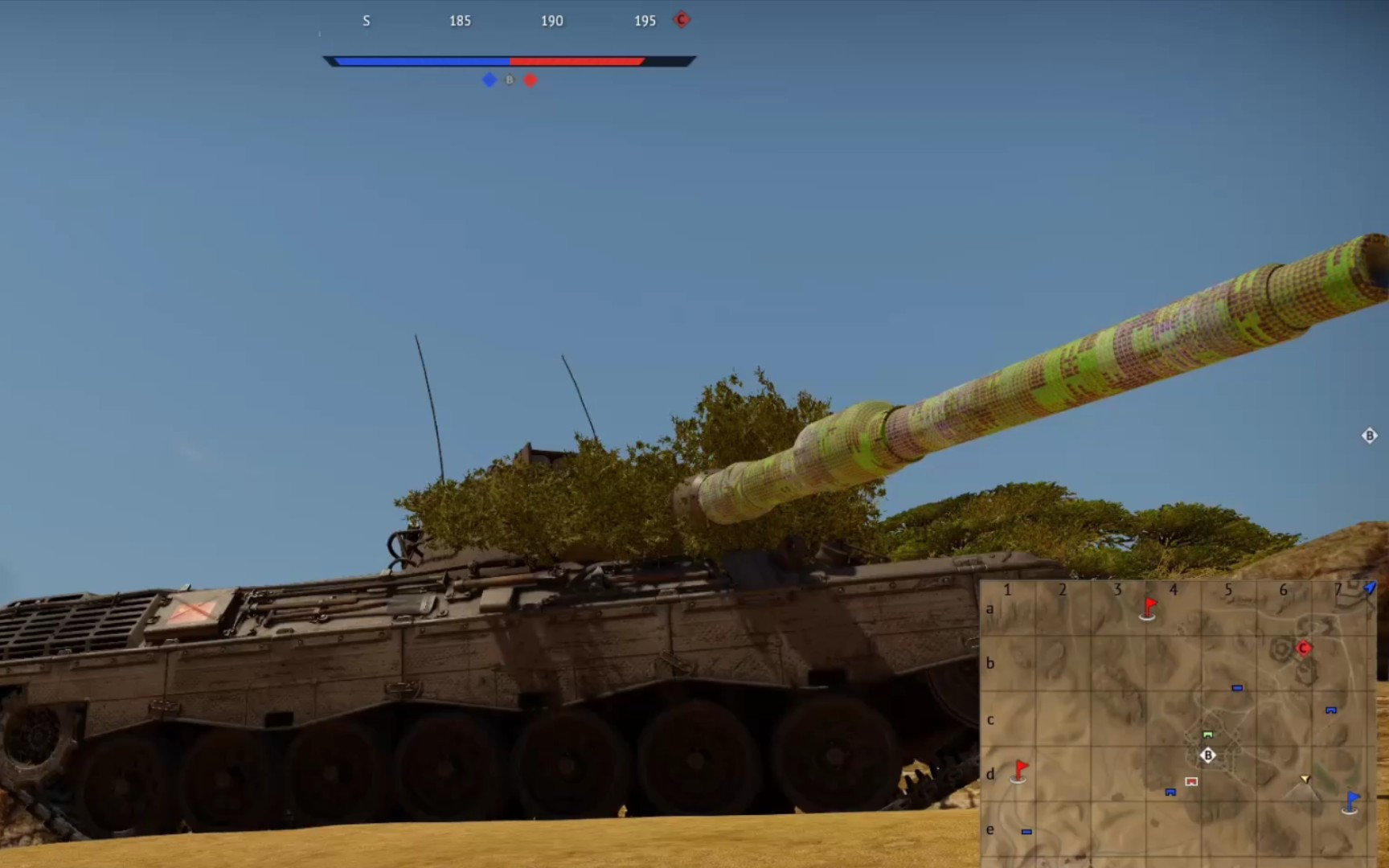 【战争雷霆】120豹喜提新炮管涂装