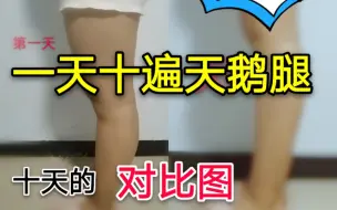 Tải video: 【梓鹤】天鹅腿一天十遍挑战！！！对比图