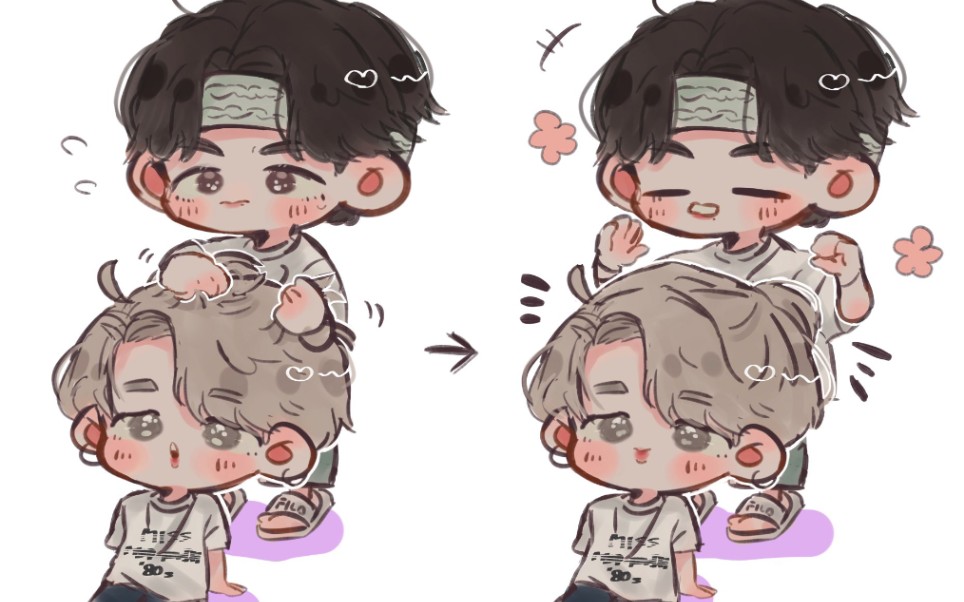 【vmin/酒舞】两个猪猪宝贝都太可爱了呜呜呜bgm配的也刚好