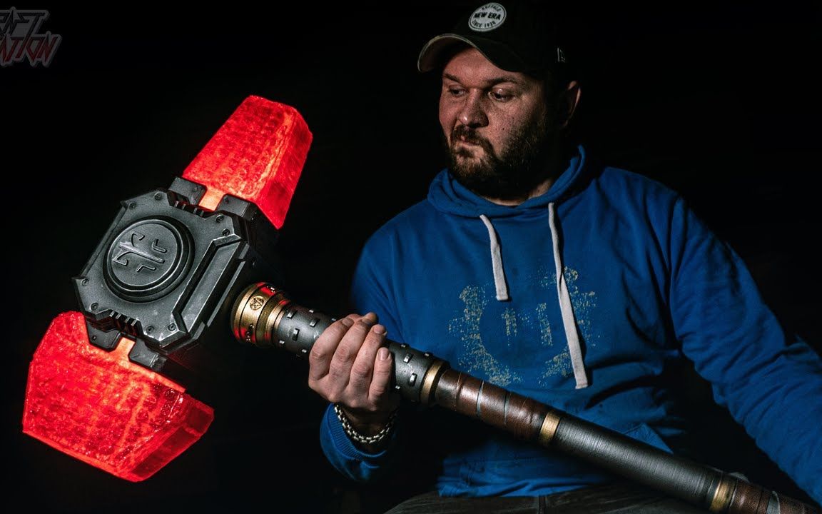 手工大神最新力作打造毁灭战士永恒哨兵之锤这还原度绝了