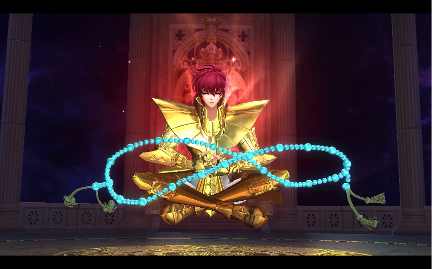 圣斗士星矢日服 nd处女座释静摩召唤动画