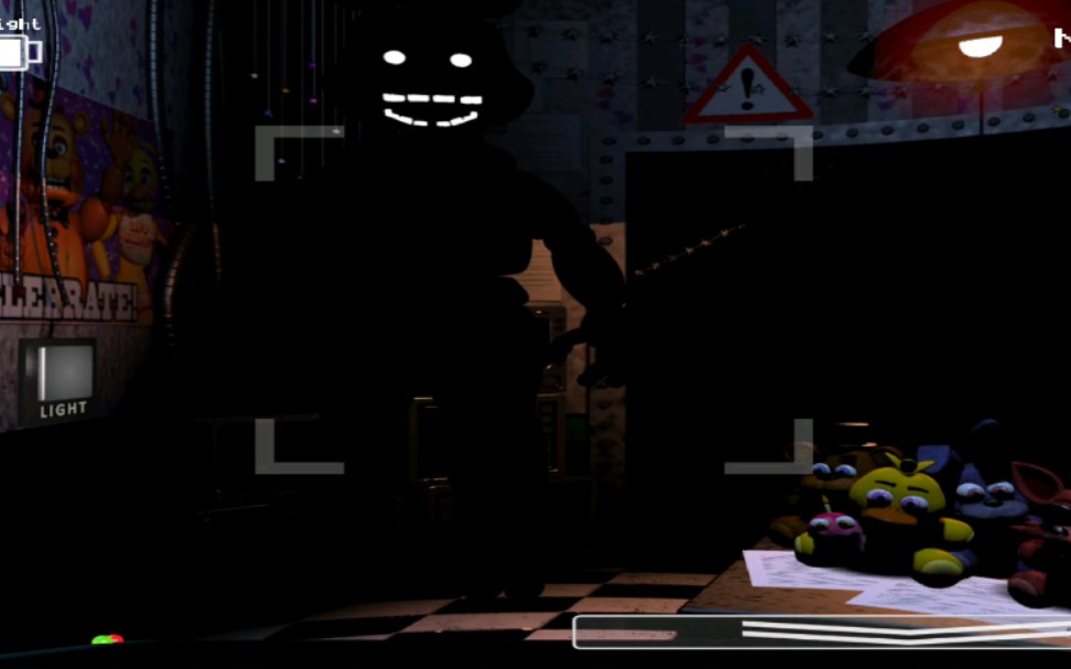 【初光】fnaf2手机端203版本试玩,偶遇暗影邦尼彩蛋