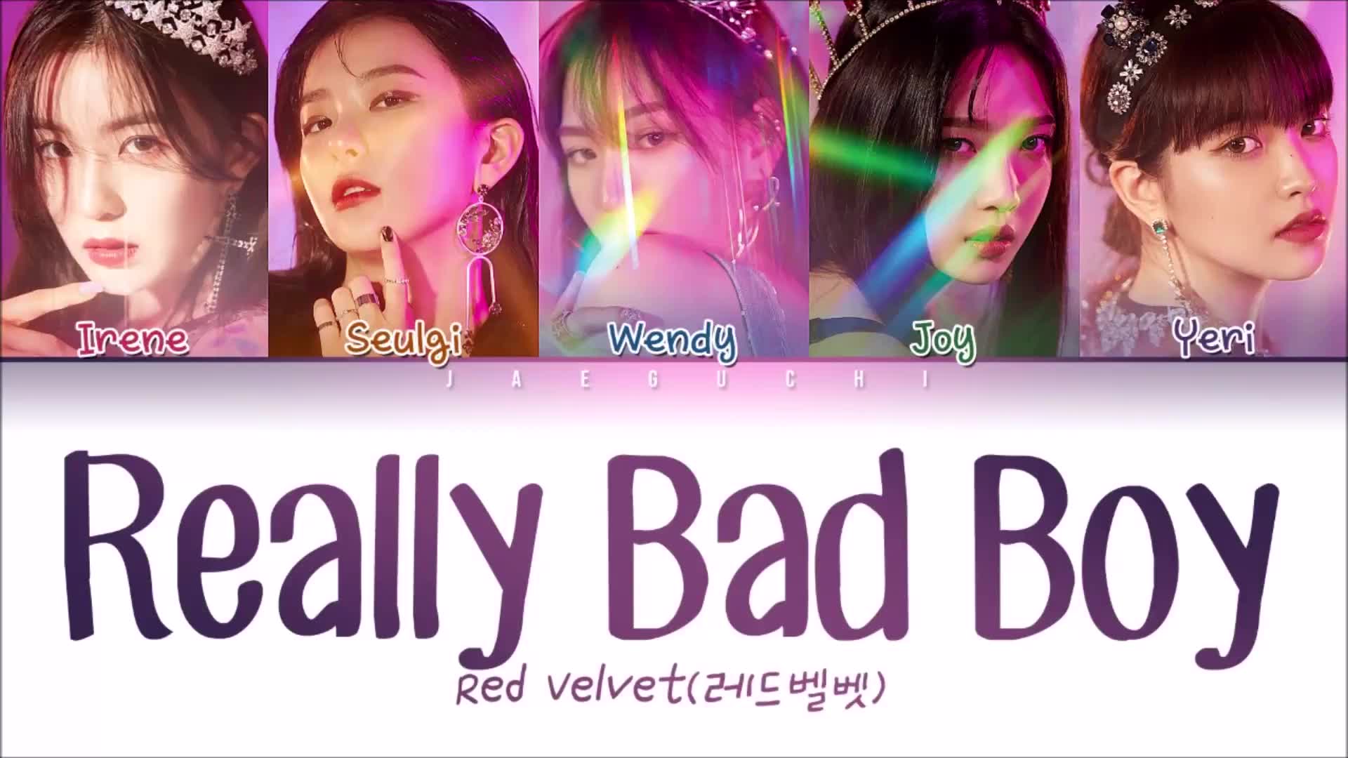 [图]【Red Velvet】RED VELVET - RBB(Really Bad Boy) (Color Coded 歌词 Eng/Rom/Han/)