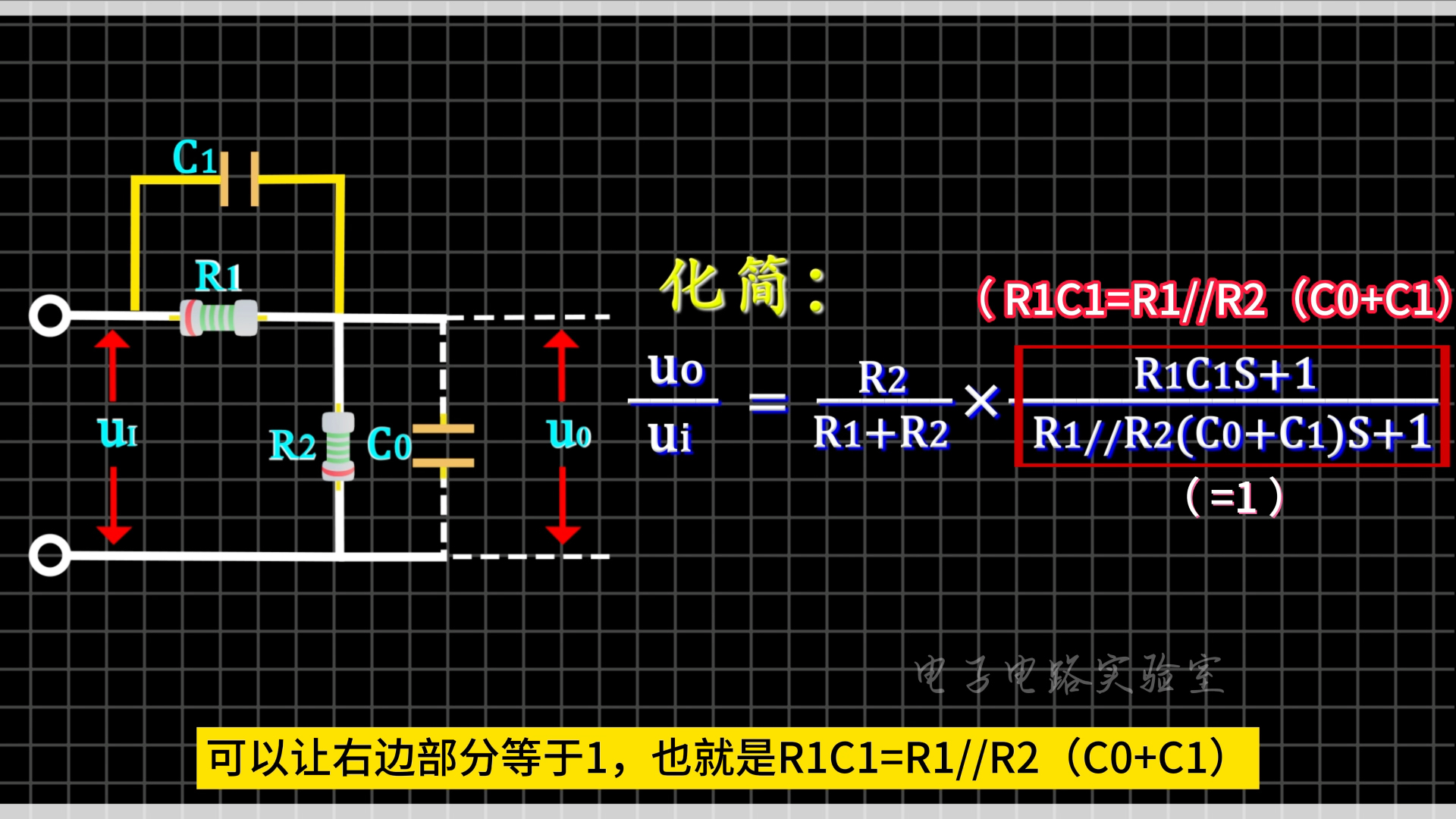 电阻分压波形失真③传递函数与电路仿真哔哩哔哩bilibili