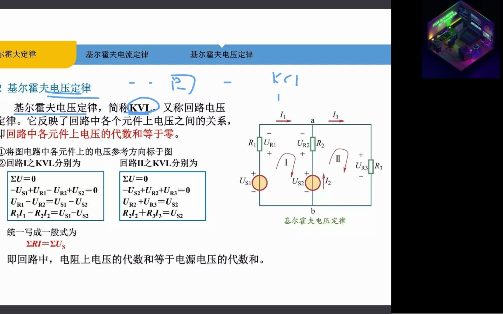 KVL基尔霍夫电压定律哔哩哔哩bilibili